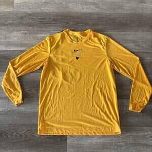 San Diego Padres Nike Dri Fit Gold Swoosh Back Mens L Legend Performance T-Shirt